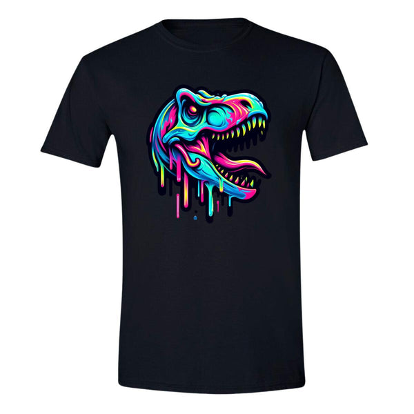 Playera Hombre Dinosaurio Psicodélico 000050N