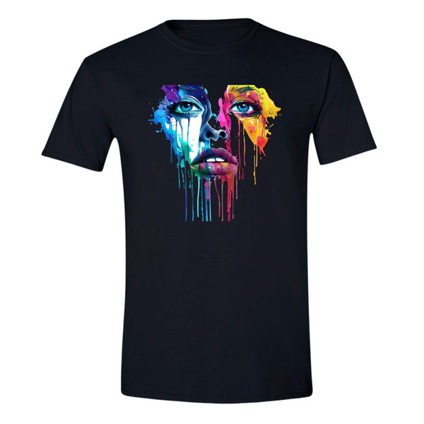 Playera Hombre Rostro Psicodélico 000062N