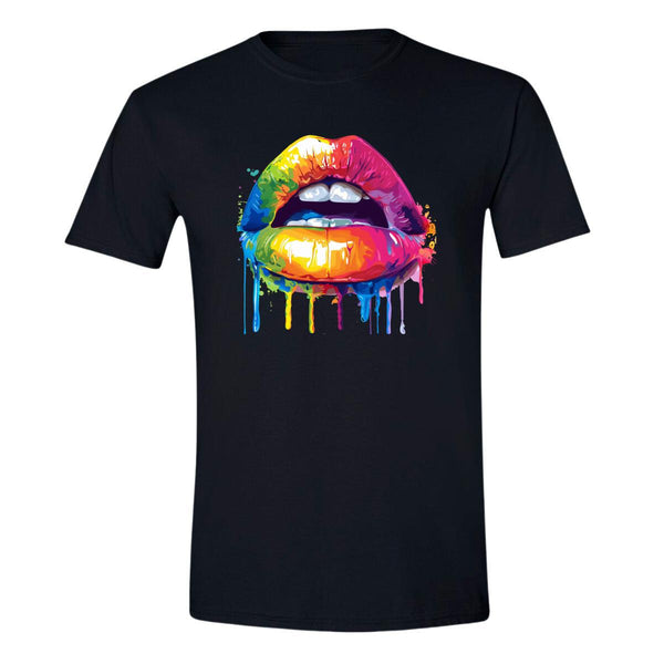 Playera Hombre Labios Psicodélico 000071N