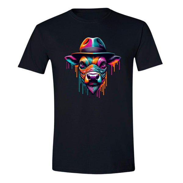 Playera Hombre Vaca Psicodélico 000081N