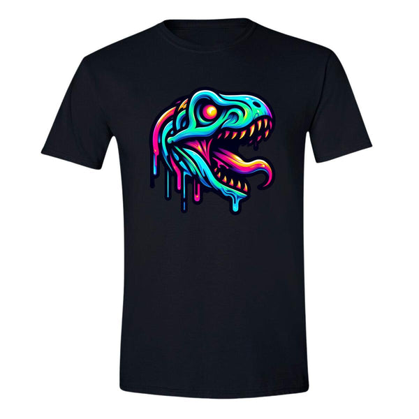 Playera Hombre Dinosaurio Psicodélico 000082N