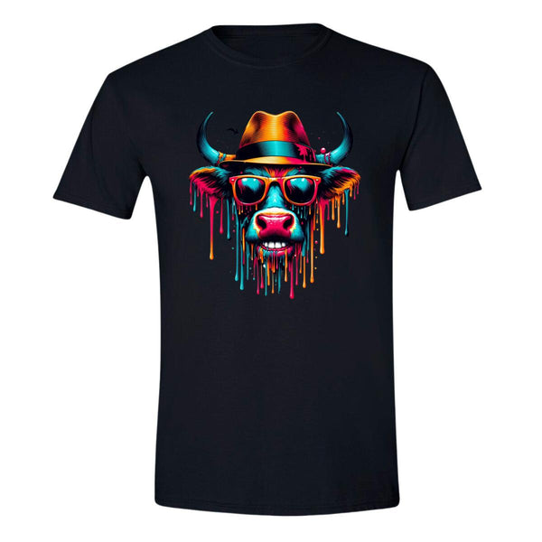 Playera Hombre Vaca Psicodélico 000084N