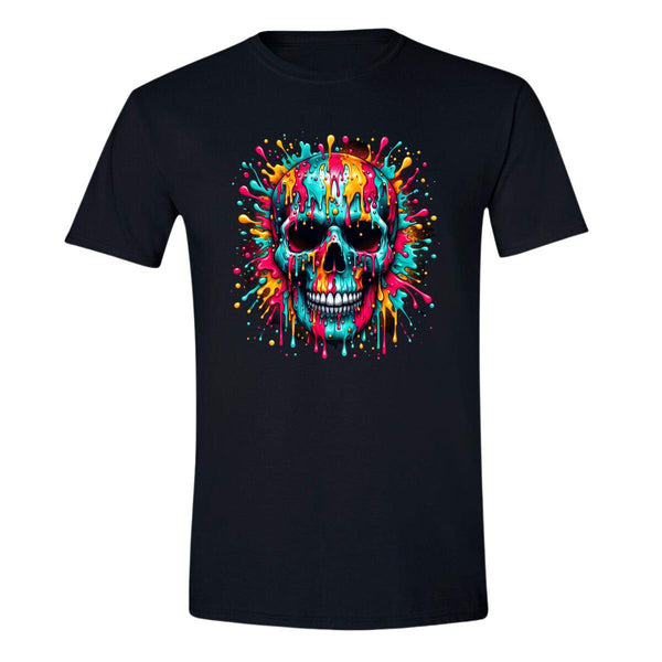 Playera Hombre Calavera Psicodélico 000089N