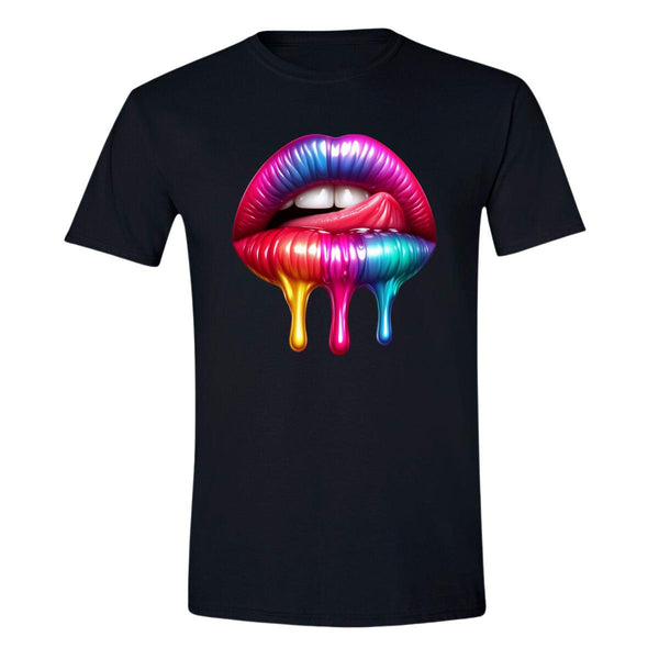 Playera Hombre Labios Psicodélico 000090N