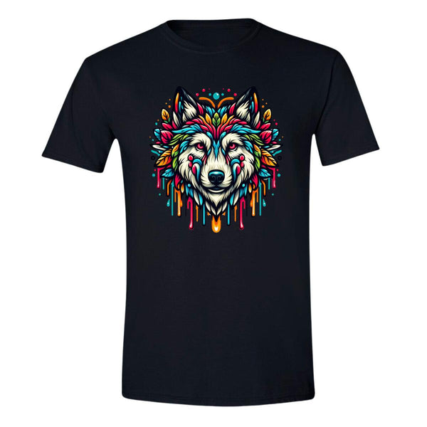 Playera Hombre Lobo Psicodélico 000096N