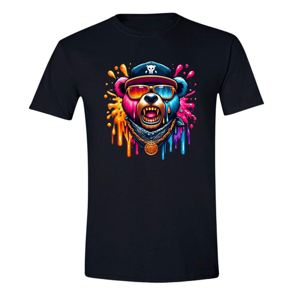 Playera Hombre Oso Psicodélico 000101N