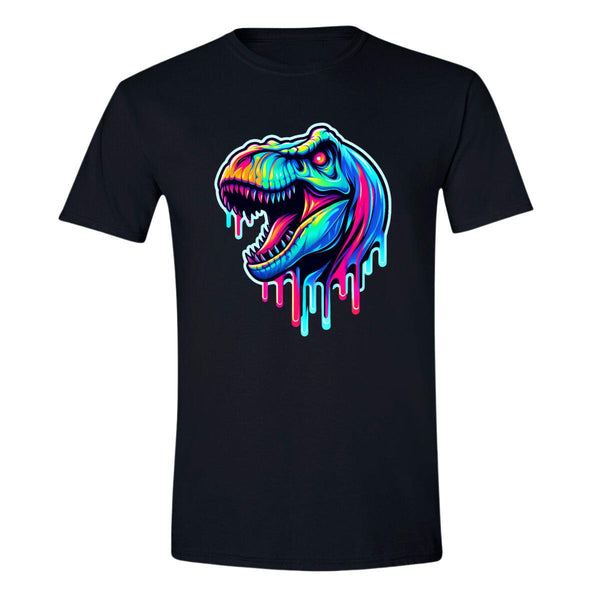 Playera Hombre Dinosaurio Psicodélico 000106N