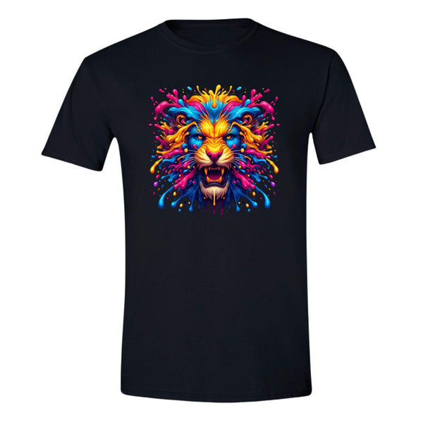 Playera Hombre León Psicodélico 000110N