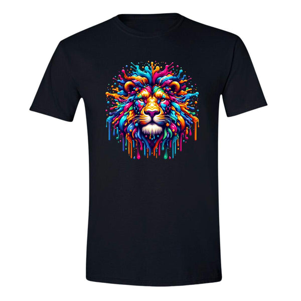 Playera Hombre León Psicodélico 000124N