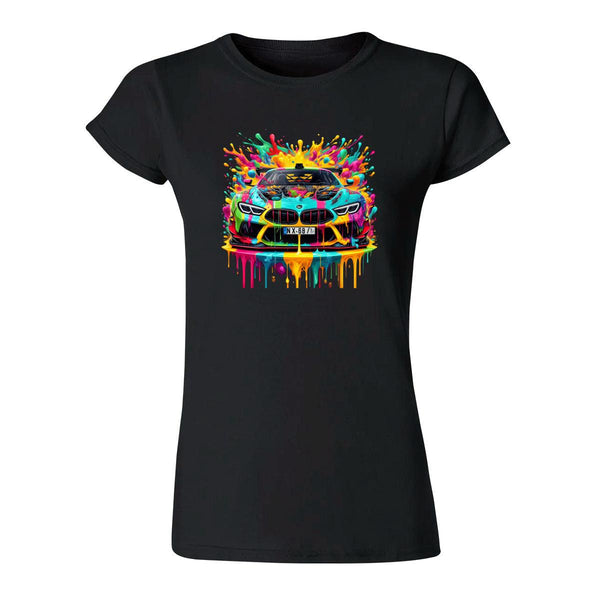 Playera Mujer Auto Psicodélico 000001N