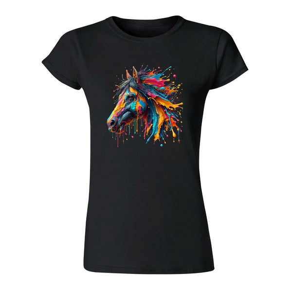 Playera Mujer Caballo Psicodélico 000009N