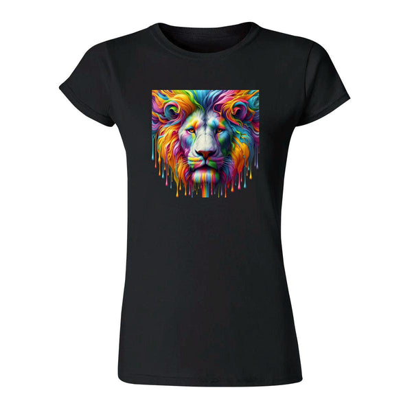 Playera Mujer León Psicodélico 000015N