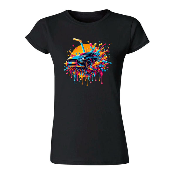 Playera Mujer Auto Psicodélico 000018N