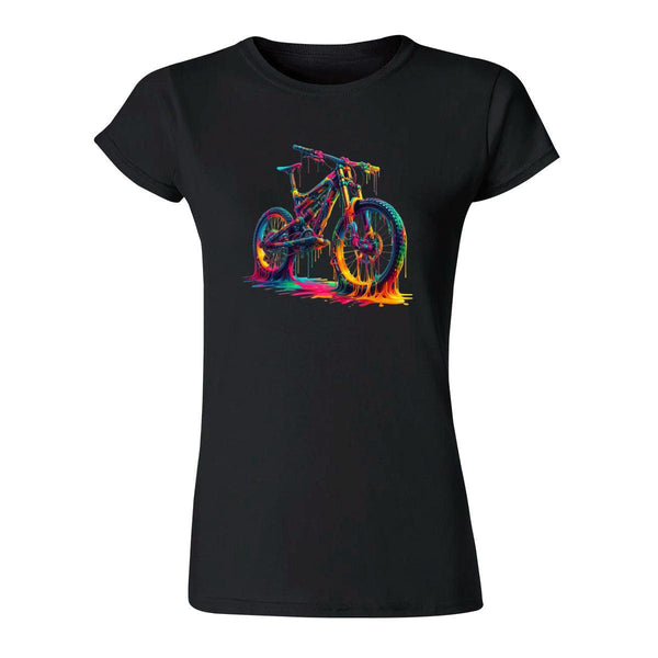 Playera Mujer Bicicleta Psicodélico 000020N