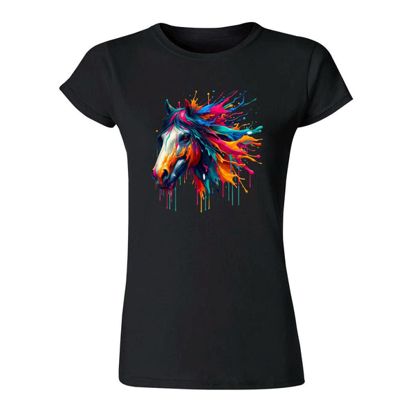 Playera Mujer Caballo Psicodélico 000023N