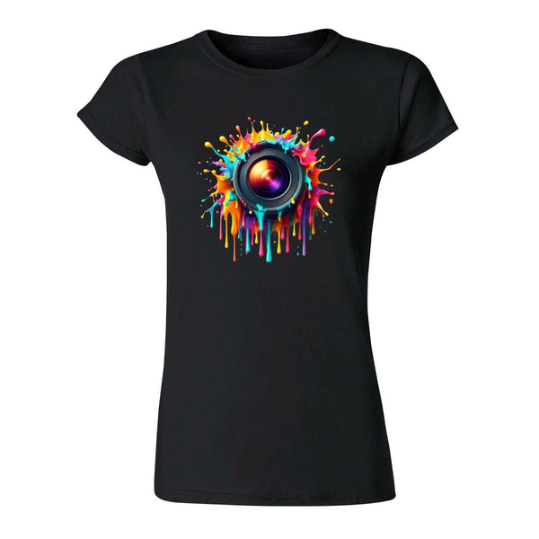 Playera Mujer Cámara Psicodélico 000025N