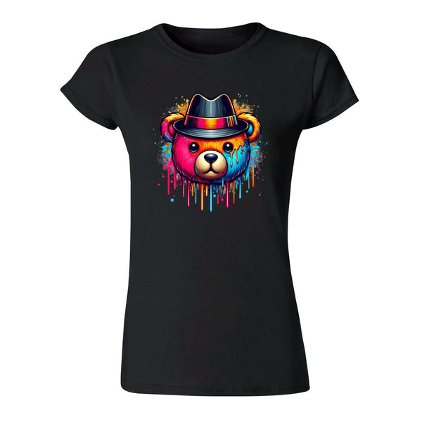 Playera Mujer Oso Psicodélico 000039N