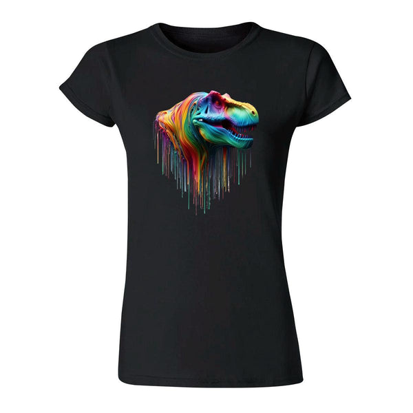 Playera Mujer Dinosaurio Psicodélico 000041N