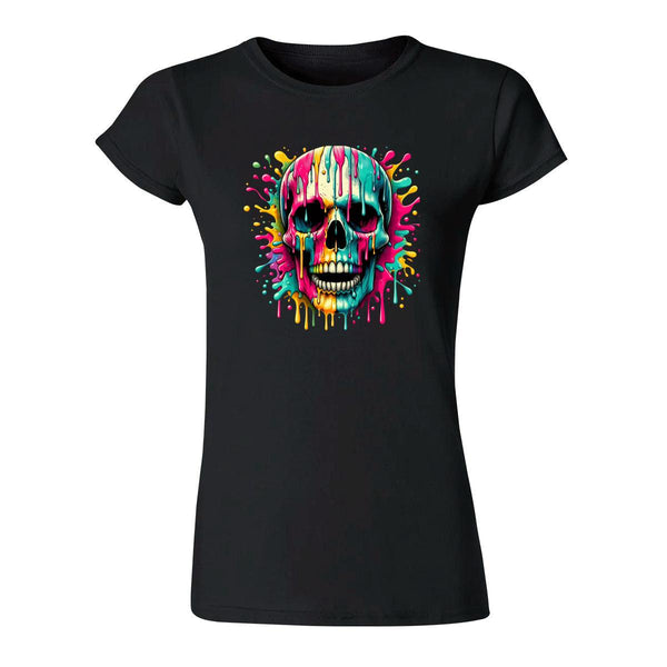 Playera Mujer Calavera Psicodélico 000048N