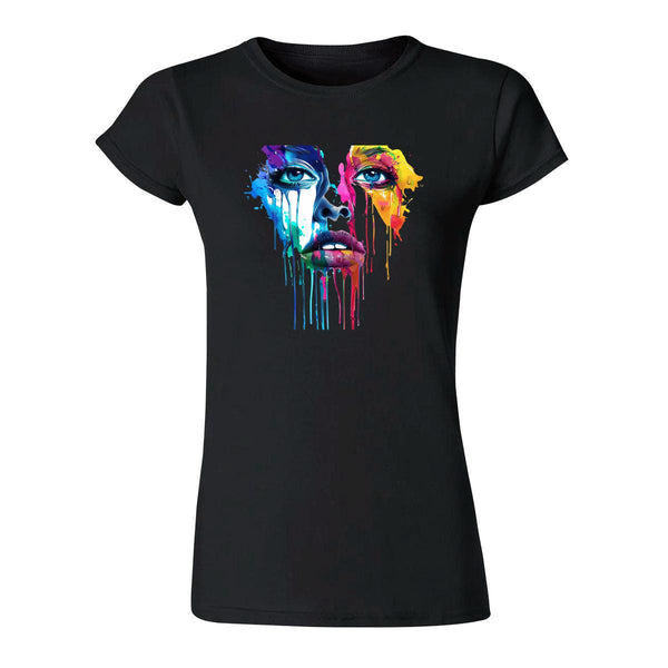 Playera Mujer Rostro Psicodélico 000062N