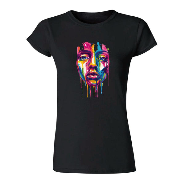 Playera Mujer Rostro Psicodélico 000063N