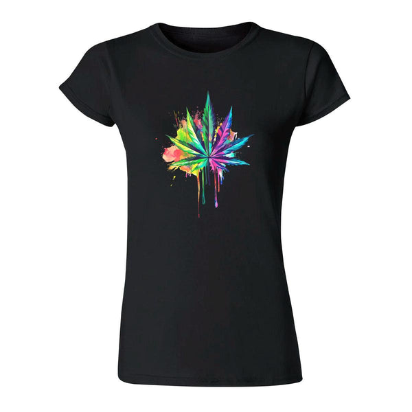 Playera Mujer Cannabis Psicodélico 000073N