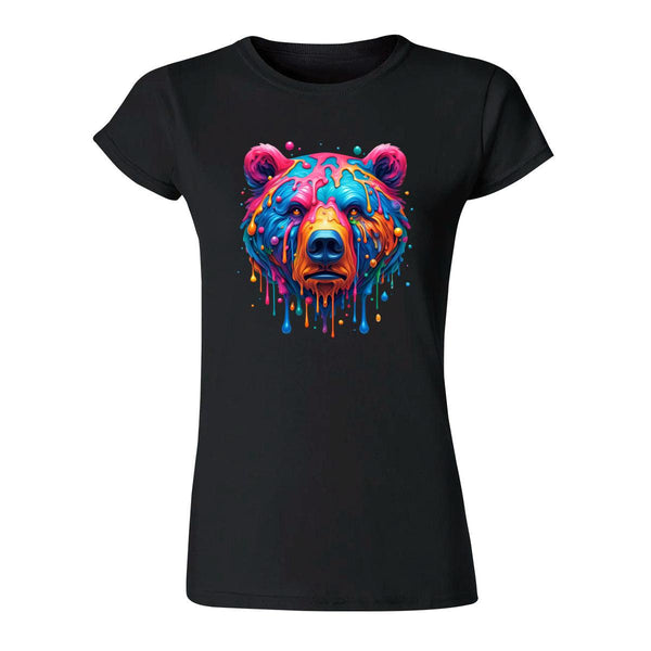 Playera Mujer Oso Psicodélico 000086N