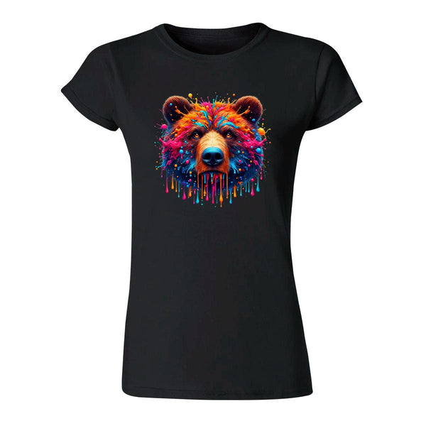 Playera Mujer Oso Psicodélico 000088N