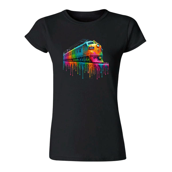 Playera Mujer Tren Psicodélico 000111N