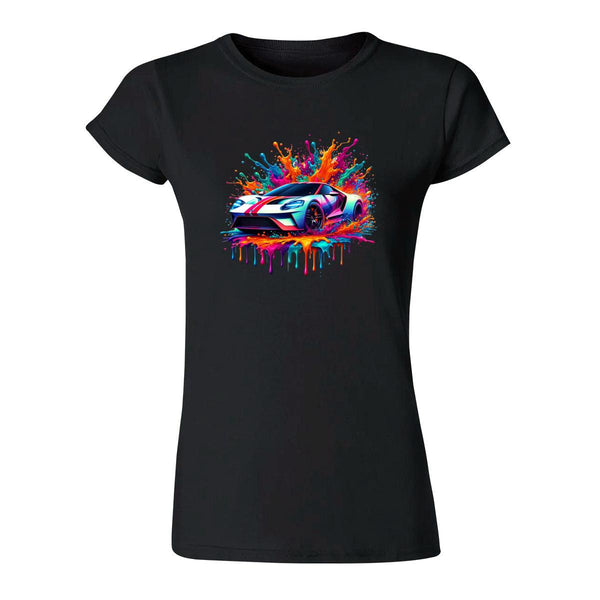 Playera Mujer Auto Psicodélico 000113N