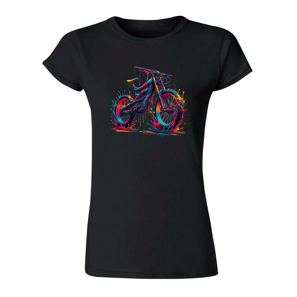 Playera Mujer Bicicleta Psicodélico 000117N