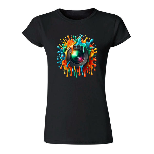 Playera Mujer Cámara Psicodélico 000125N