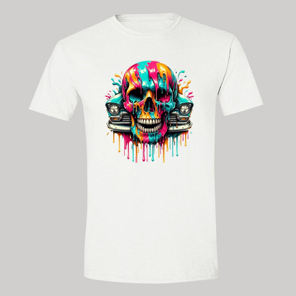 Playera Hombre Calavera Psicodélico 000043