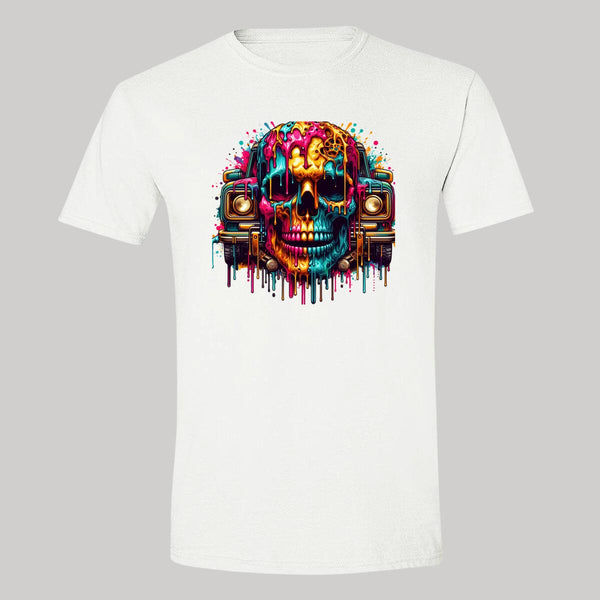 Playera Hombre Calavera Psicodélico 000122