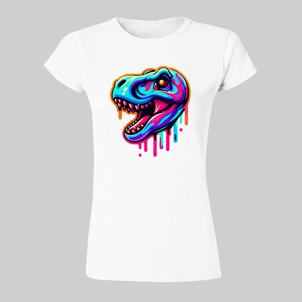 Playera Mujer Dinosaurio Psicodélico 000024B