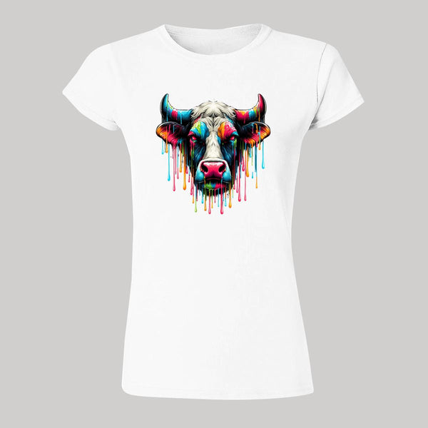 Playera Mujer Vaca Psicodélico 000030B