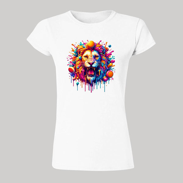 Playera Mujer León Psicodélico 000032B