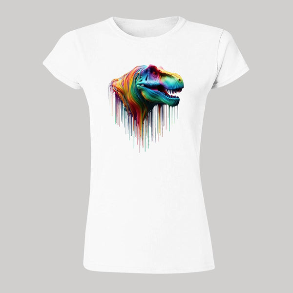 Playera Mujer Dinosaurio Psicodélico 000041B