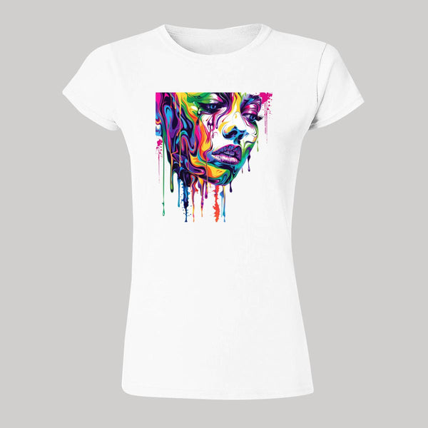 Playera Mujer Rostro Psicodélico 000061B