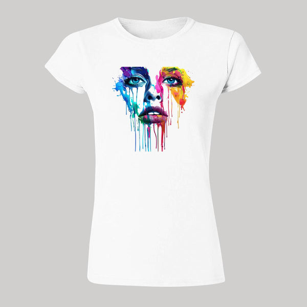 Playera Mujer Rostro Psicodélico 000062B