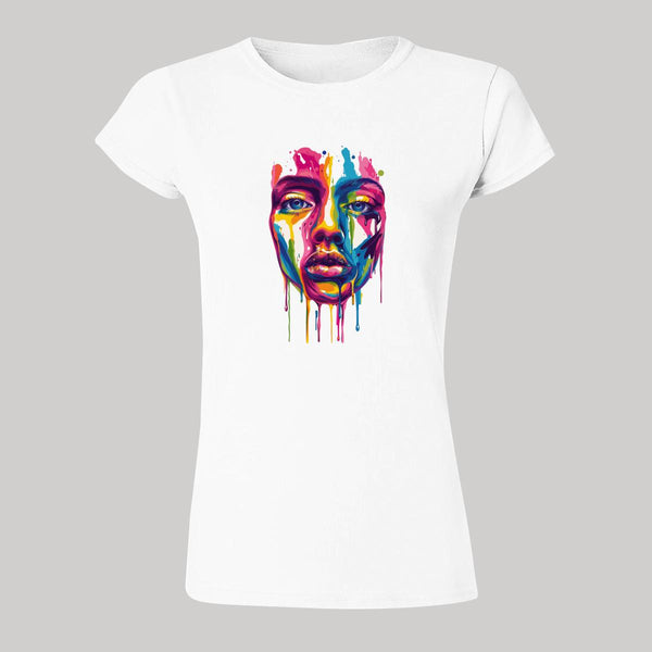 Playera Mujer Rostro Psicodélico 000063B