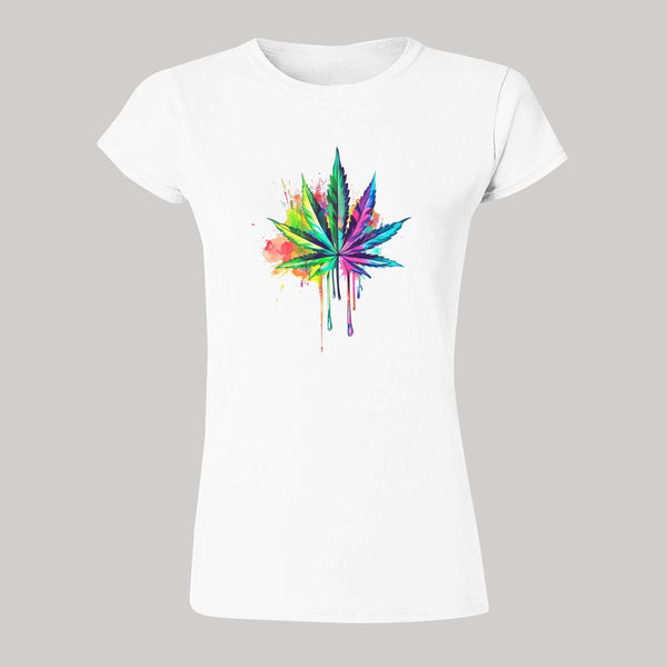 Playera Mujer Cannabis Psicodélico 000073B