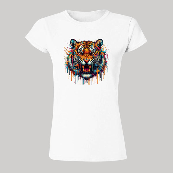 Playera Mujer Tigre Psicodélico 000083B