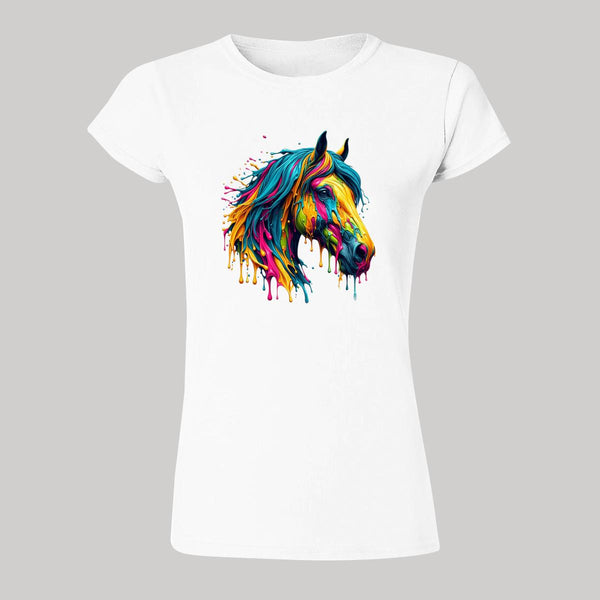 Playera Mujer Caballo Psicodélico 000123B