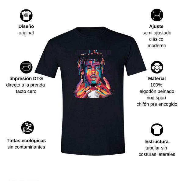 Playera Hombre Juice Wrld Rapero 000127N