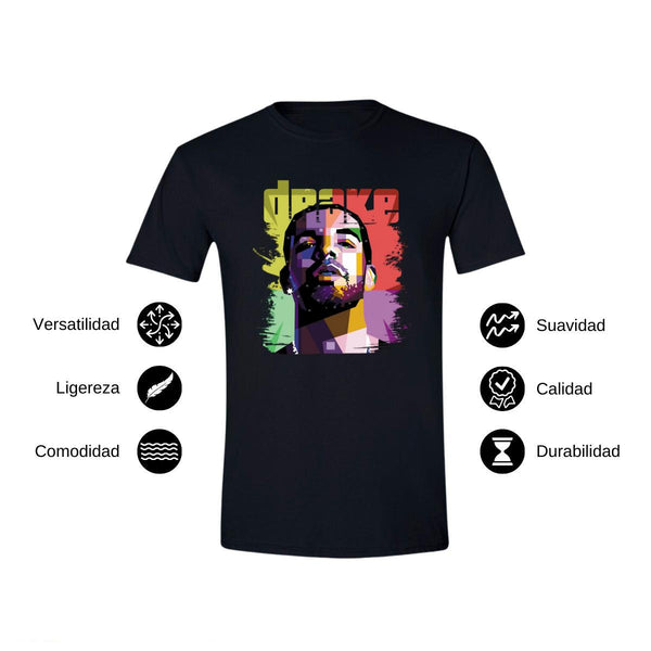 Playera Hombre Drake Rapero 000148N