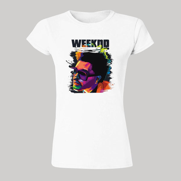 Playera Mujer The Weeknd Pop Art Cantante 000151B