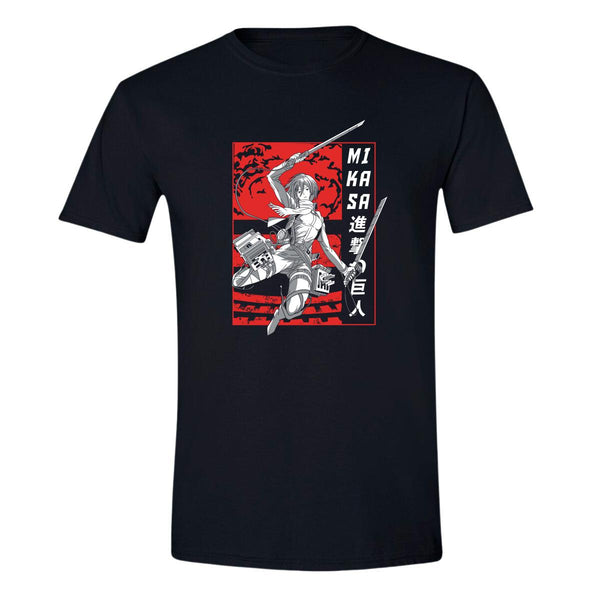 Playera Hombre Anime Attack on Titan Mikasa Ackerman 000284N