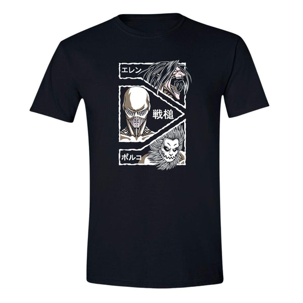 Playera Hombre Anime Attack on Titan Titanes 000293N