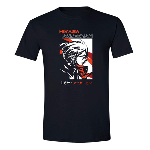 Playera Hombre Anime Attack on Titan Mikasa Ackerman 000304N